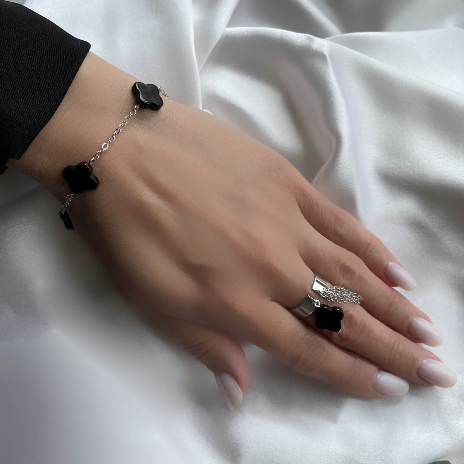 Кольцо с морской звездой и жемчугом Virossa Jewelry